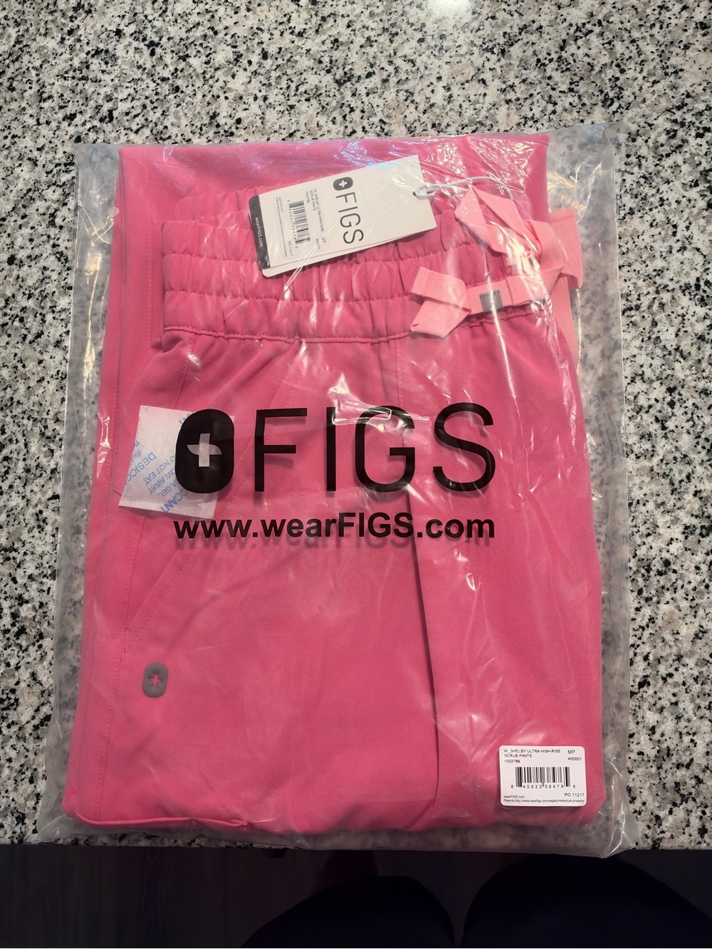 FIGS Women's F’ing pink Shelby wide leg scrub pant
